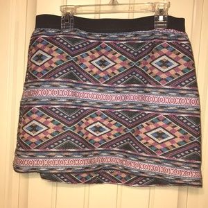 American Eagle Aztec skirt